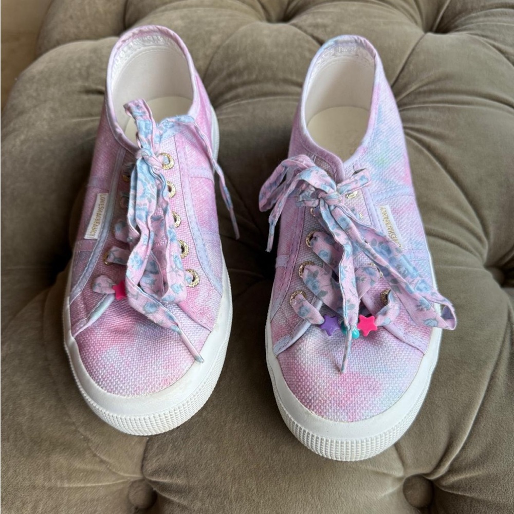 Loveshackfancy x Superga Tie Dye Floral Sneakers